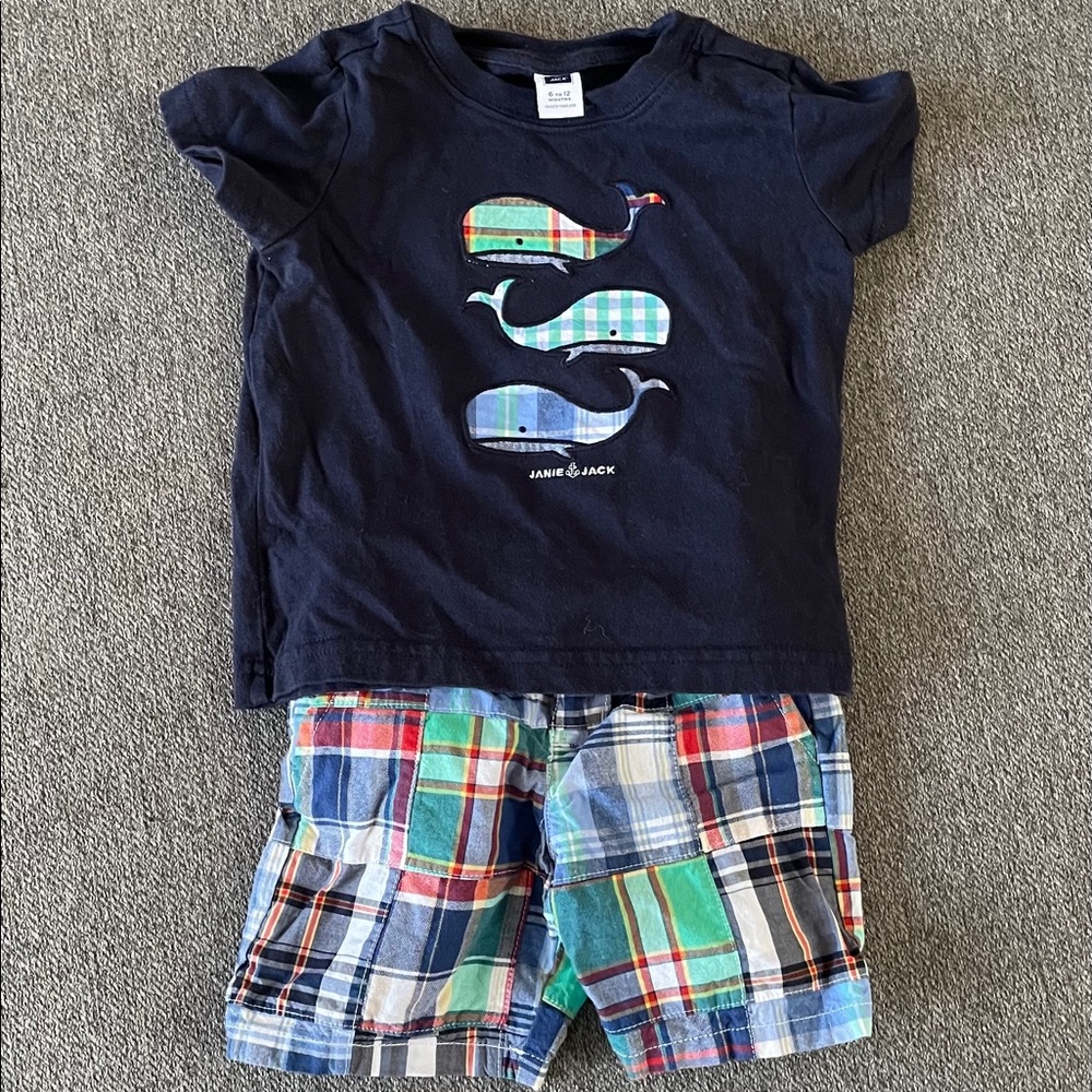 Janie and Jack short set